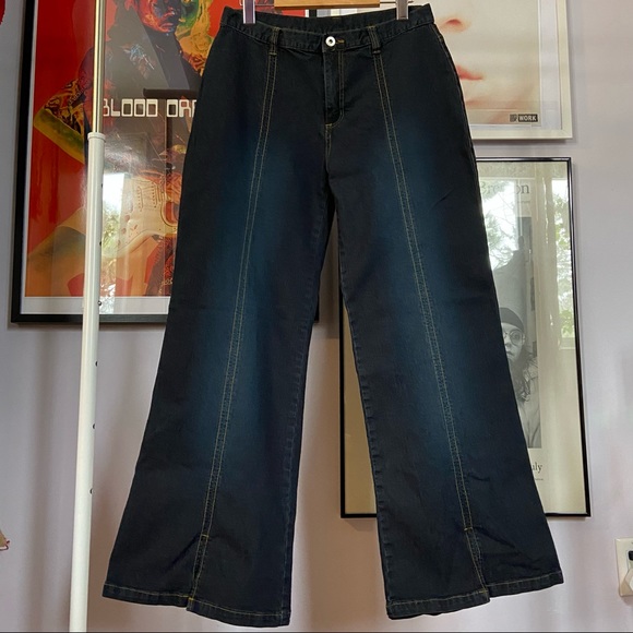 Wide leg flare jeans - Picture 1 of 6